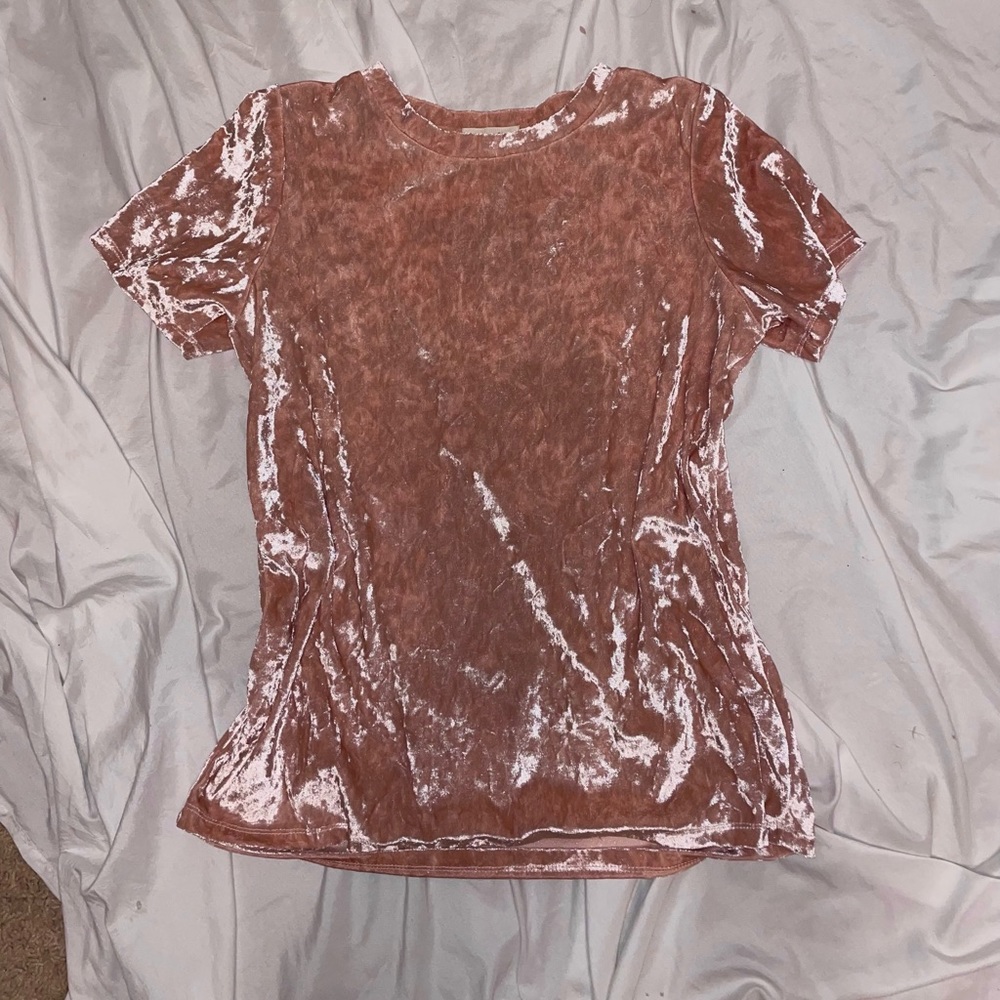 CRUSHED VELVET SHIRT